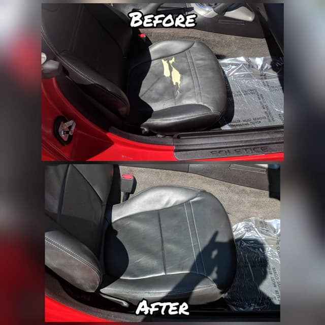 Convertible car passenger seat upholstery