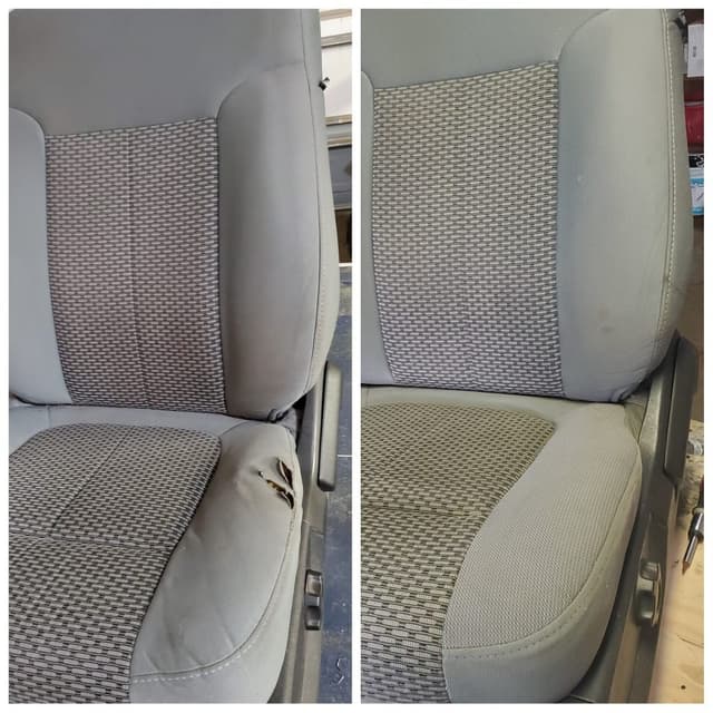 Truck seat foam and panel replacement