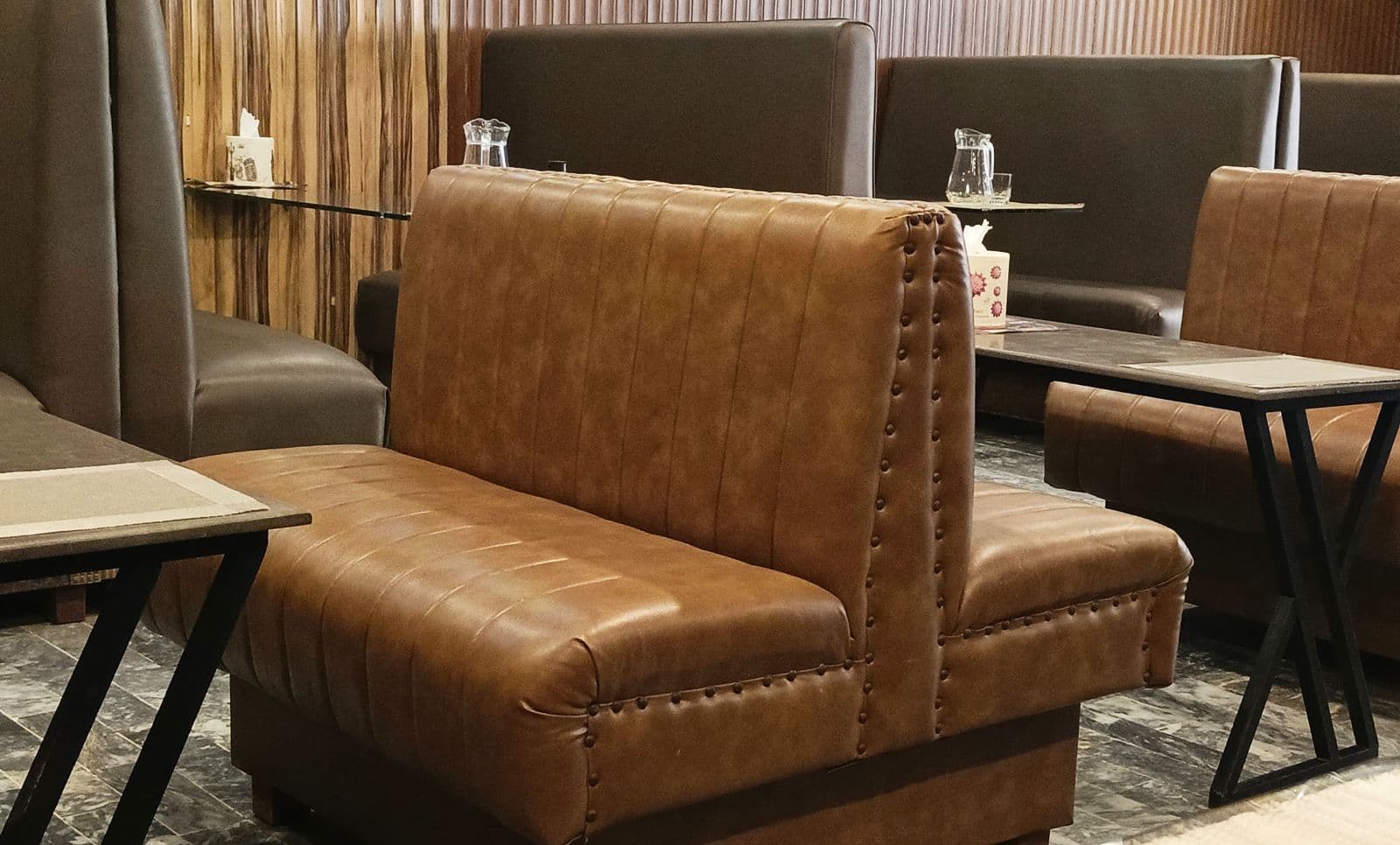 Commercial upholstery work in a Minnesota business